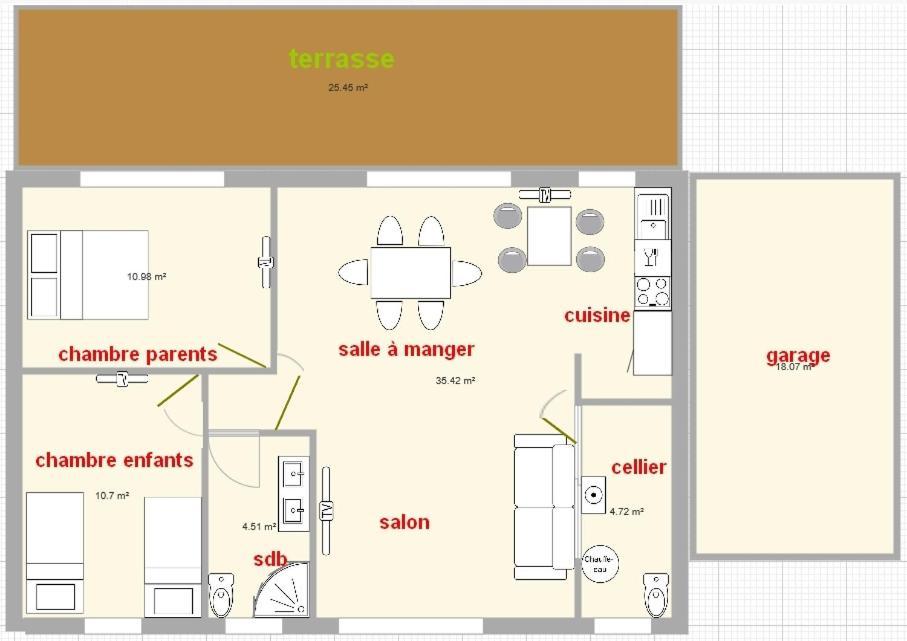 Les Bourdettes Ferienhaus *